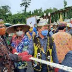 Balai adat suku dayak kenyah Terbesar di Kaltim Mulai Dibangun