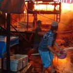 36 kios pasar segiri ludes terbakar saat kebakaran Minggu 28 Juni 2020