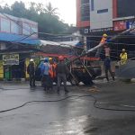 Tiang PLN Patah, Listrik di Balikpapan Padam