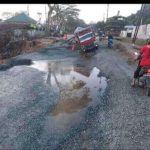 Amblas di Poros Balikpapan-Samarinda Disebut Akibat Pipa PDAM Bocor
