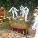 Tim Badan Penanggulangan Bencana Daerah (BPBD) Samarinda memakamkan 4 pasien secara protokol Covid-19. Semuanya berstatus probable