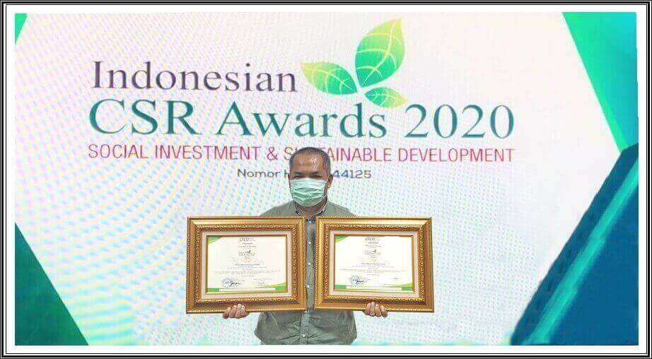 PHSS Raih Dua Penghargaan di Indonesia CSR Awards 2020 - headlinekaltim.co