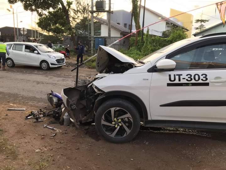 Jupiter MX King Hajar Toyota Rush, Pengendara Motor Tewas