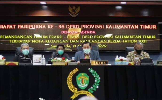 Tekankan Proses Hingga Tingkatkan PAD Rapat Paripurna DPRD Kaltim