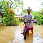 Diguyur Hujan 1,5 Jam, Parit Meluap di Kawasan Kelurahan Timbau