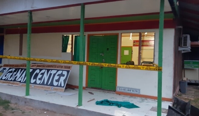 Sekretariat Granat Kutim Diserang Orang Tak Dikenal