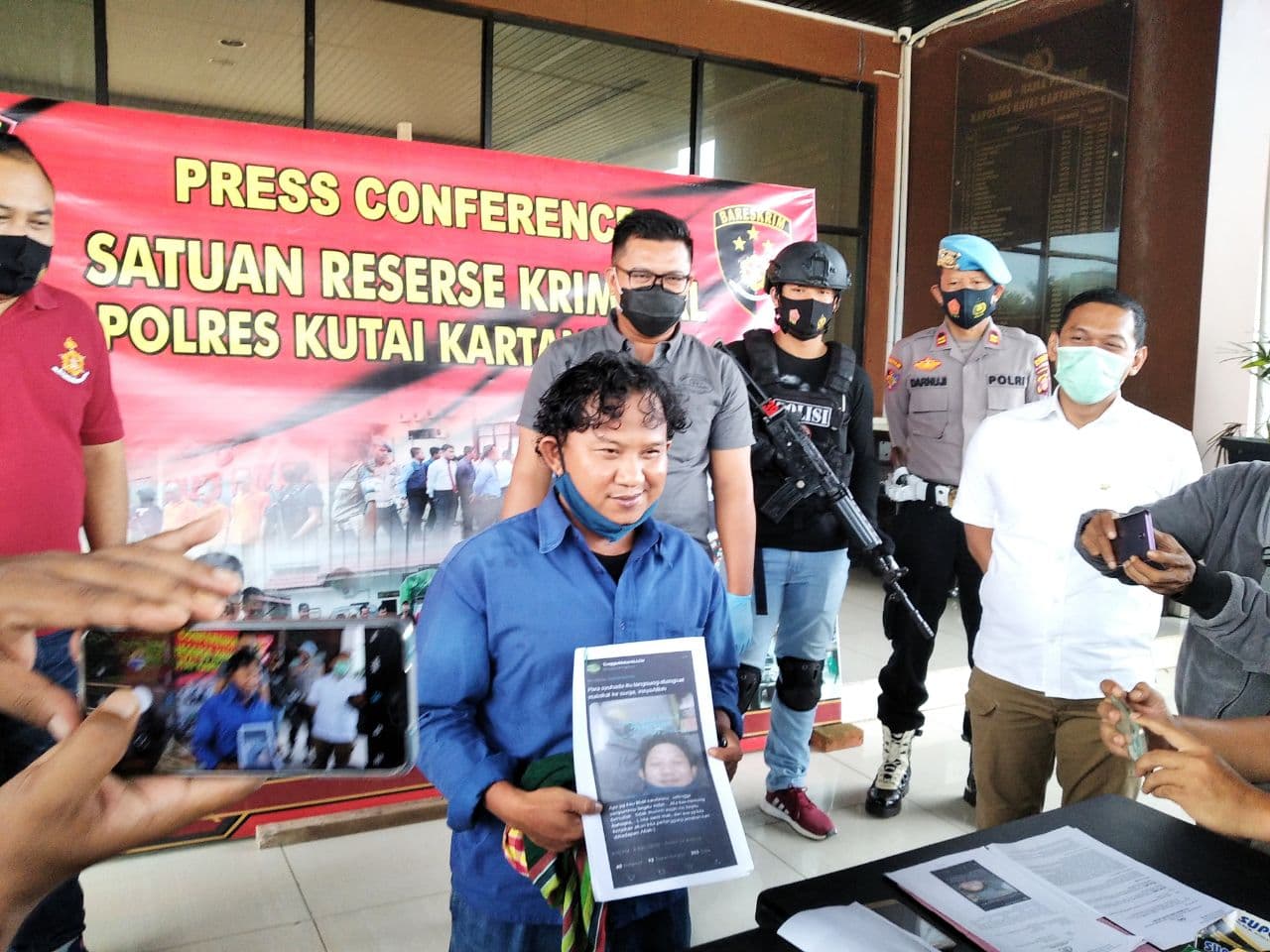 Viral Foto Hoaks ‘Jenazah Laskar FPI Tersenyum’, Ternyata Marbot Musala di Tenggarong