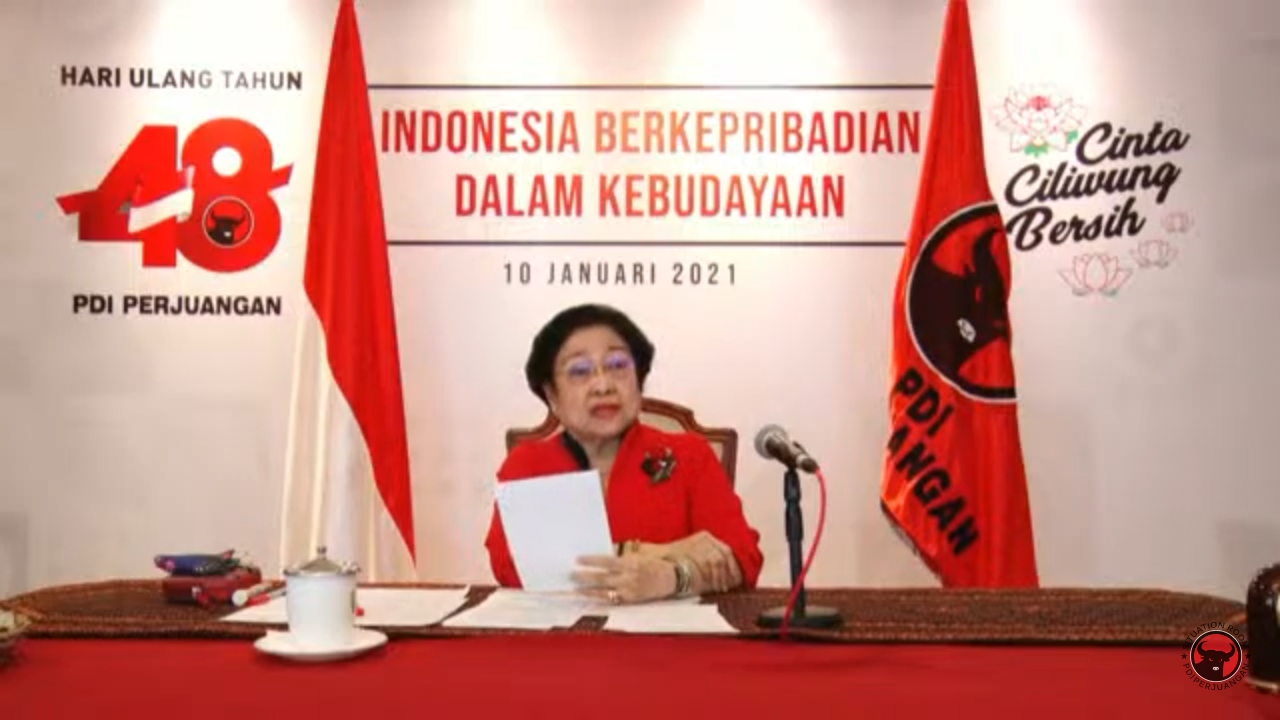 HUT ke-48 PDIP, Megawati Curhat Soal Desa dan Data