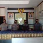 Polsek Segah Amankan Ratusan Botol 'Cap Tikus'
