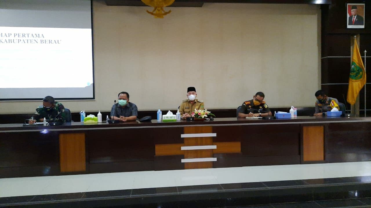 Pemkab Berau Terapkan WFH 75 Persen, Pelanggar Protokol Kesehatan Langsung Disanksi