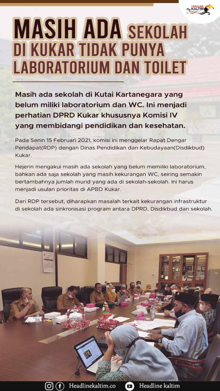 Masih Ada Sekolah di Kukar Tidak Punya Laboratorium dan Toilet