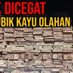 satu unit truck berisi 6,5 Kubik Kayu Olahan Disita