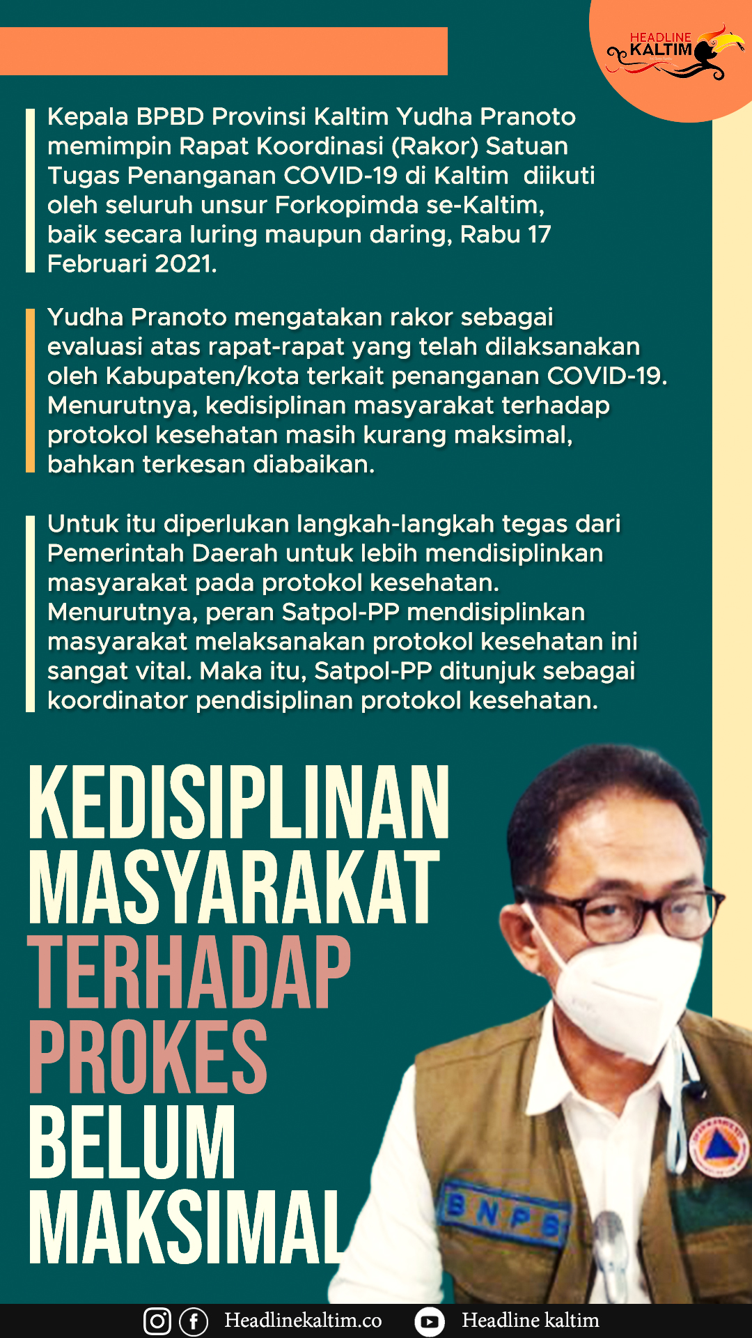 Kedisiplinan Masyarakat Terhadap Prokes Belum Maksimal