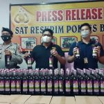 Polisi Sita 360 Botol Anggur Merah