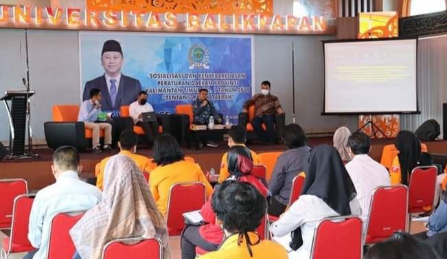 Wakil Ketua DPRD Kaltim Sosialisasikan Perda Pajak Daerah di Uniba