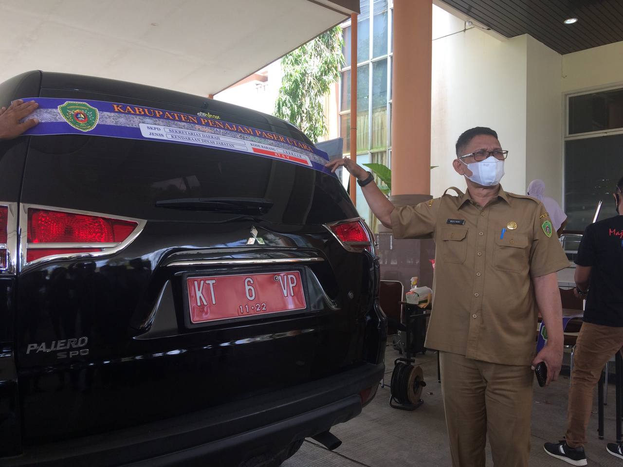 Mobil Dinas Pemkab PPU Diberi Label
