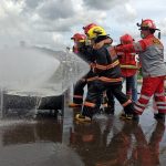 Disdamkar Samarinda Gelar Latihan Penanganan Bencana Kebakaran