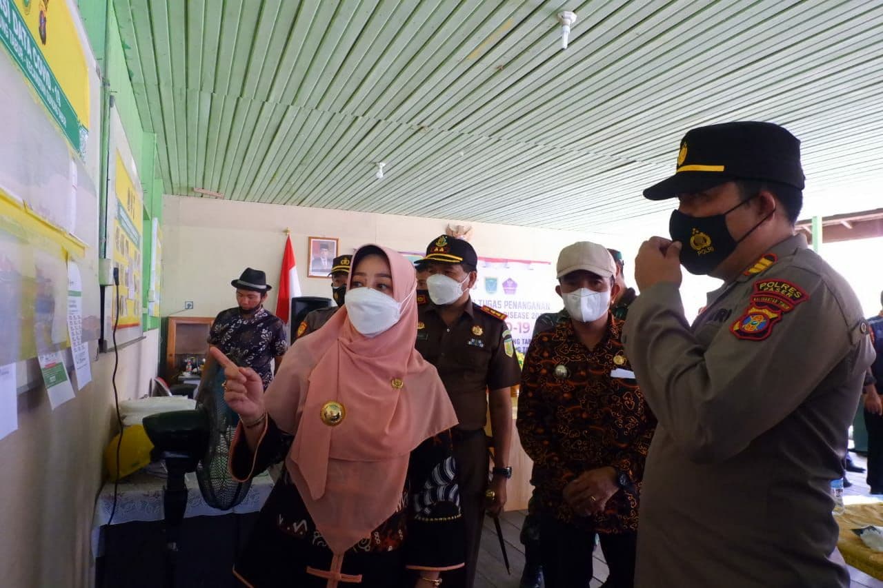 Bupati Berau Tinjau Posko Penanganan COVID-19