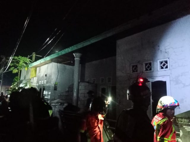 Jelang Buka Puasa, Rumah Bangsalan Terbakar