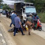 Lihat Pemotor Tergelincir, Andi Harun: Jalur Teluk Bajau Ditutup 5 Hari
