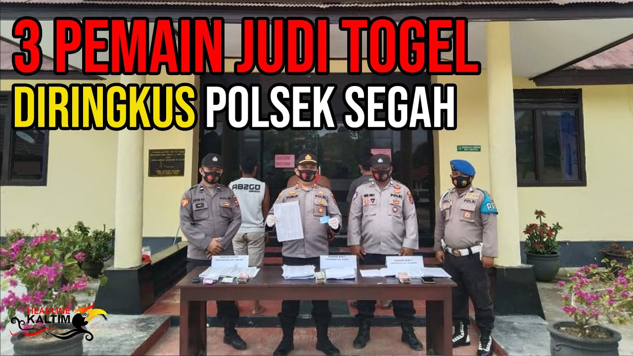 3 Pemain Judi Togel Diringkus Polsek Segah
