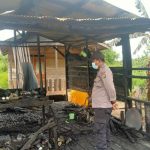 Pemilik Tidur, Warung dan Motor Ludes Terbakar