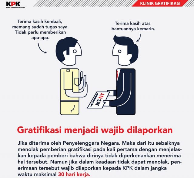 Tolak Gratifikasi, KPK Ingatkan Penyelenggara Negara Menjadi Teladan yang Baik