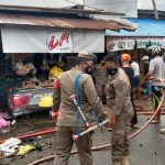 Toko Terbakar, Kaki Melepuh, Angsuran Bank dan Sewa Jadi Beban Janda 4 Anak Ini