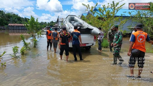 Banjir di Kembang Janggut, 2.746 Rumah Terendam, Jalan Amblas