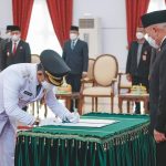 Lantik Rahmad Mas’ud, Isran Ucapkan Selamat Sekaligus Belasungkawa