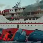 Kapal KM Karya Indah Terbakar Hebat, 181 Penumpang dan 14 Kru Selamat