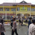 Aksi Di Depan Kantor DPD Golkar Kaltim Berakhir Ricuh