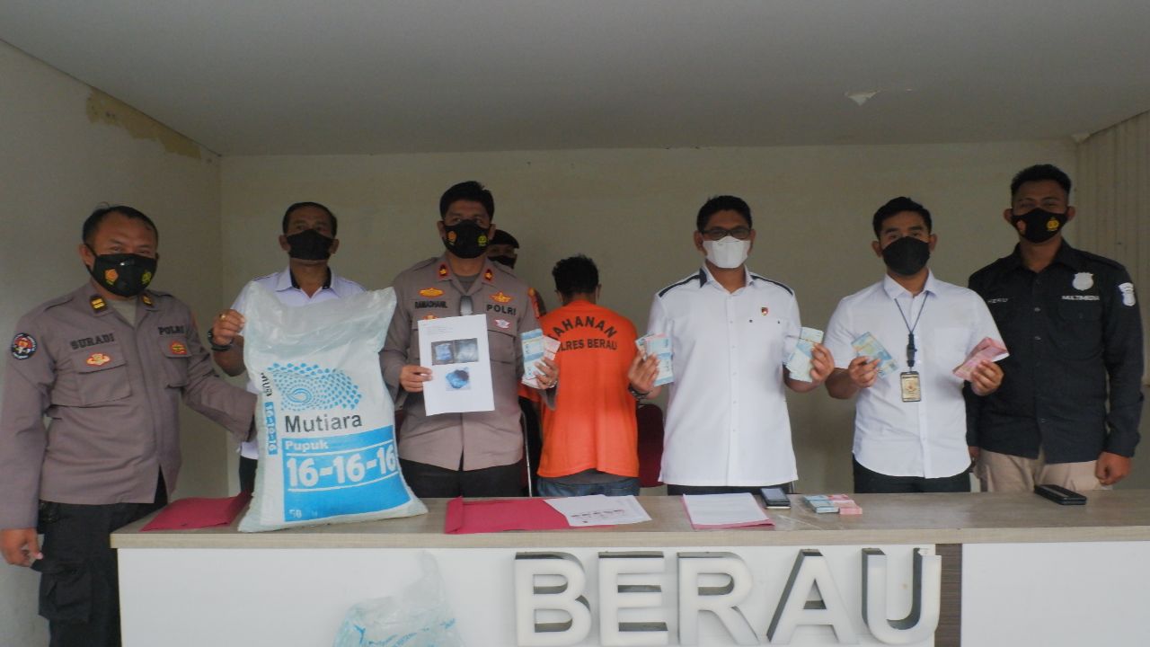 Palsukan Pupuk, Pria Asal Bojonegoro Diringkus Polres Berau