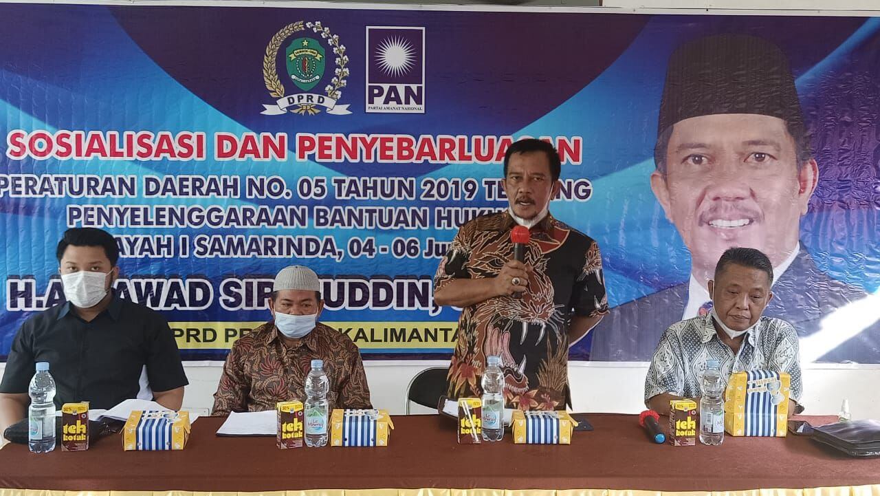 Sosper, Jawad Sirajuddin : Edukasi Perda Bantuan Hukum Penting