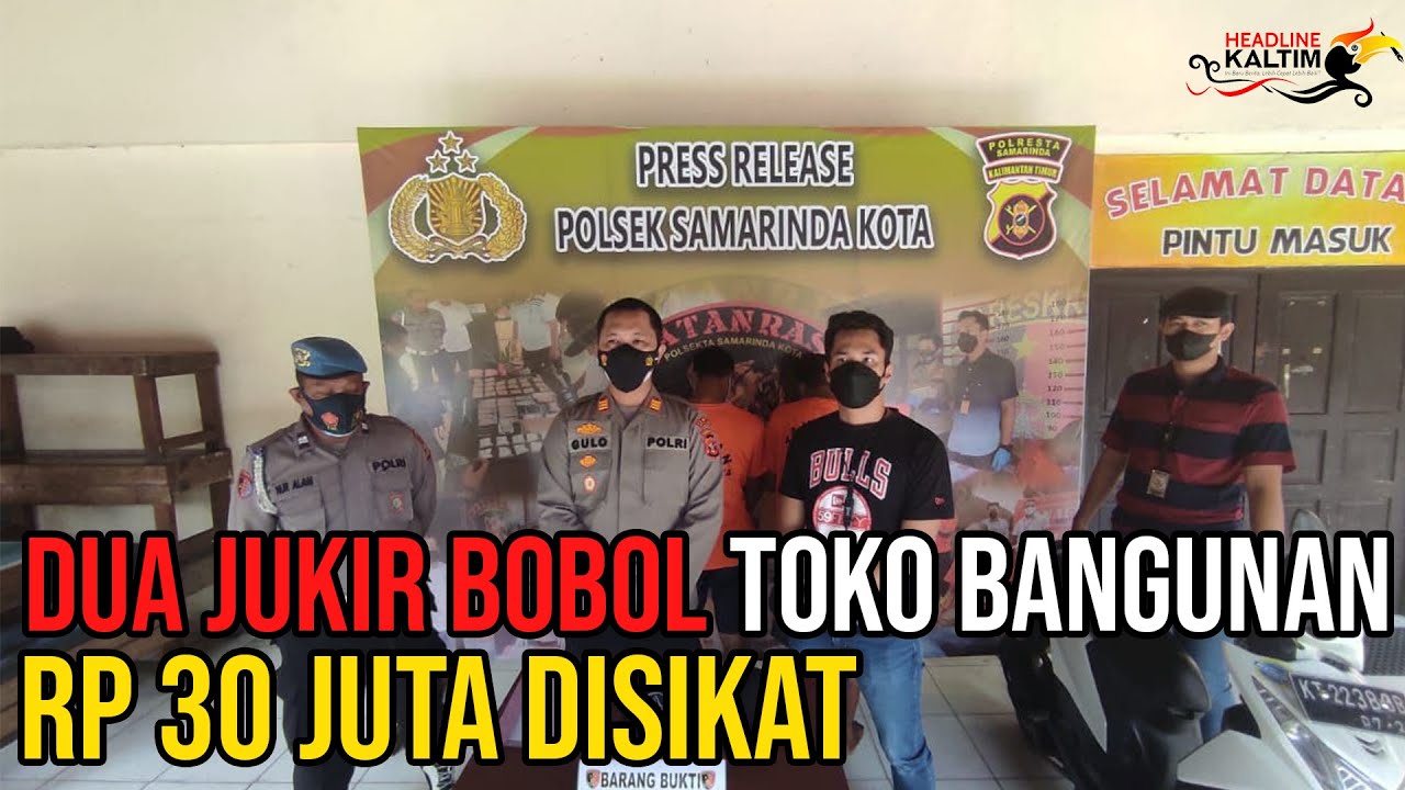 Terdesak Cicilan, Dua Jukir Bobol Toko Bangunan, Rp30 Juta Disikat