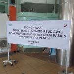 Foto Spanduk di RSUD AW Sjahranie Samarinda Bikin Heboh, Ternyata
