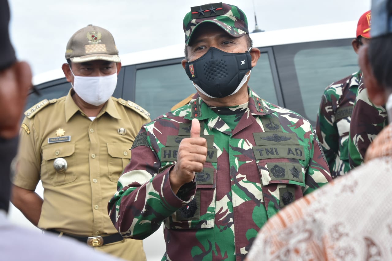 Puji Kinerja Satgas TMMD Ke-111 Kodim 0904/Paser, Mayjen TNI Heri Wiranto: Over Prestasi