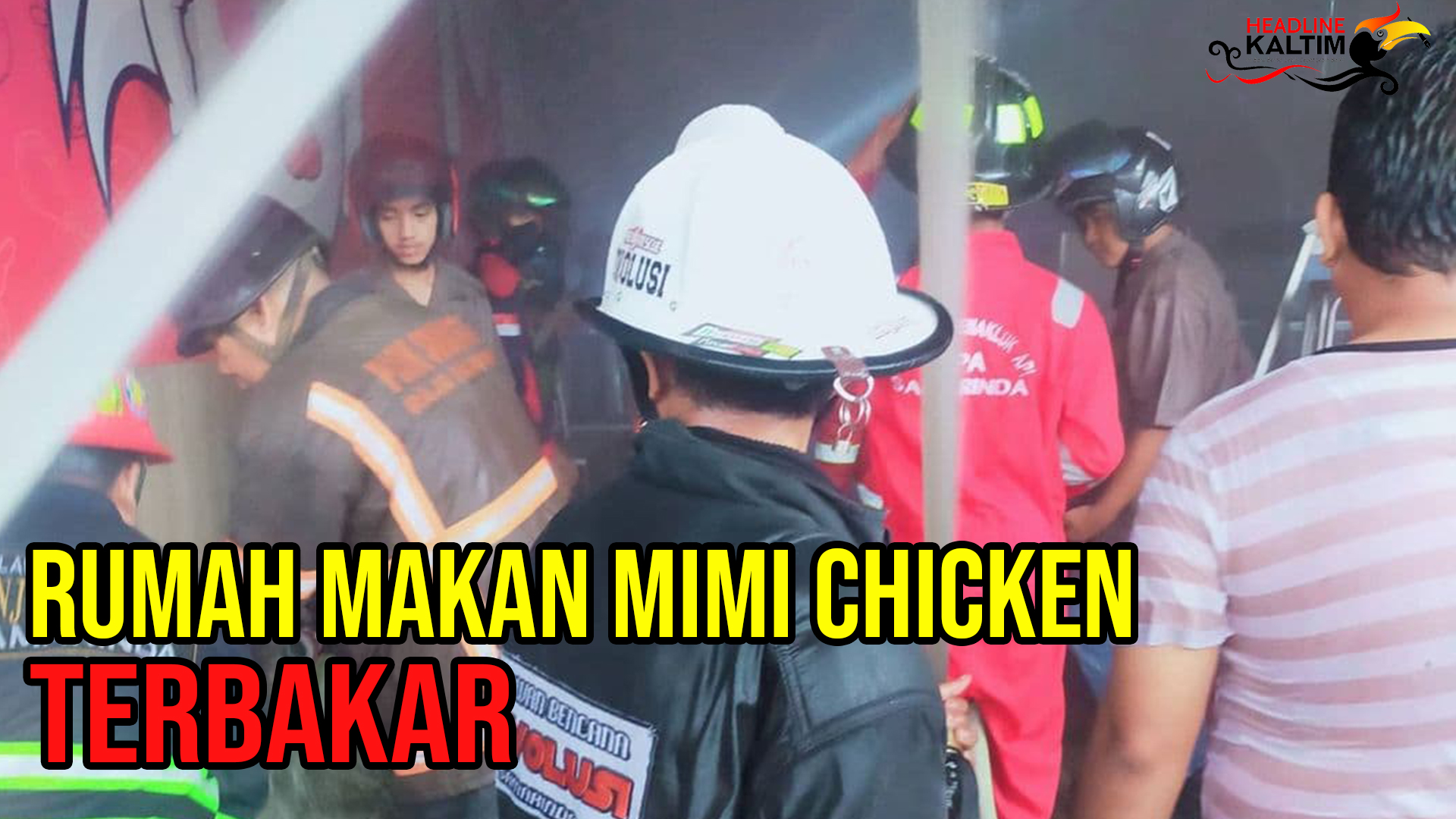 Rumah Makan Mimi Chicken Terbakar