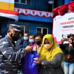 Lanal Balikpapan Bersama Forkom Maritim Laksanakan Bakti Sosial