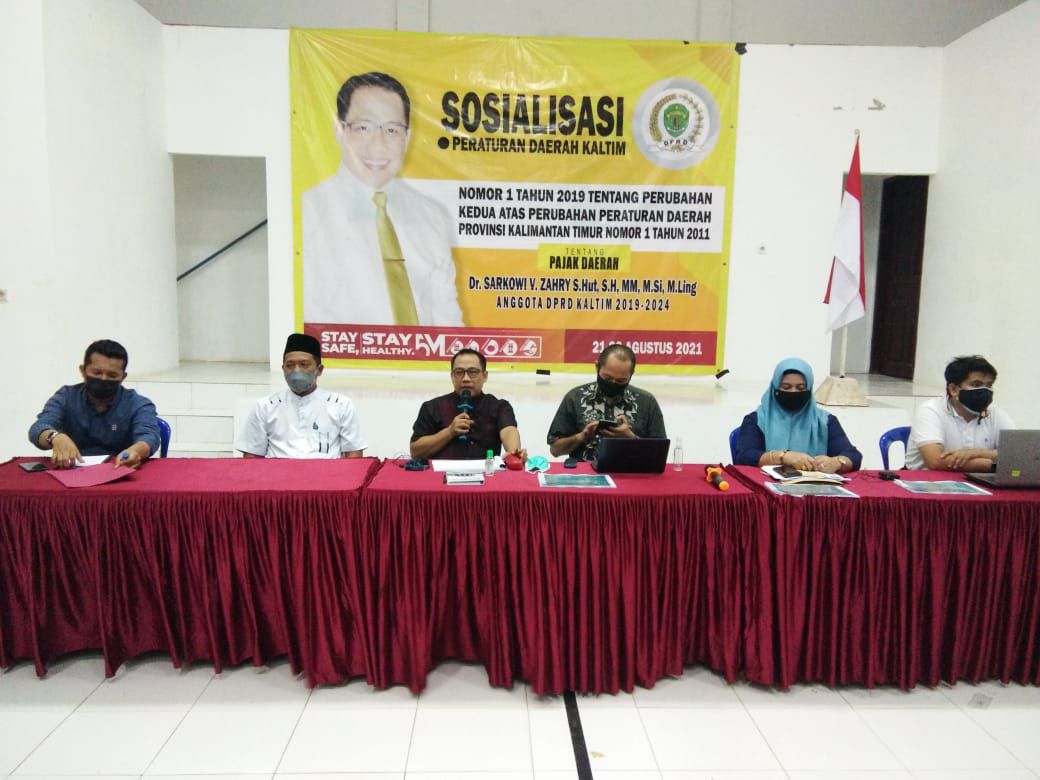 Sosialisasikan Perda Pajak, Sarkowi V Zahry Edukasi Masyarakat Taat Pajak