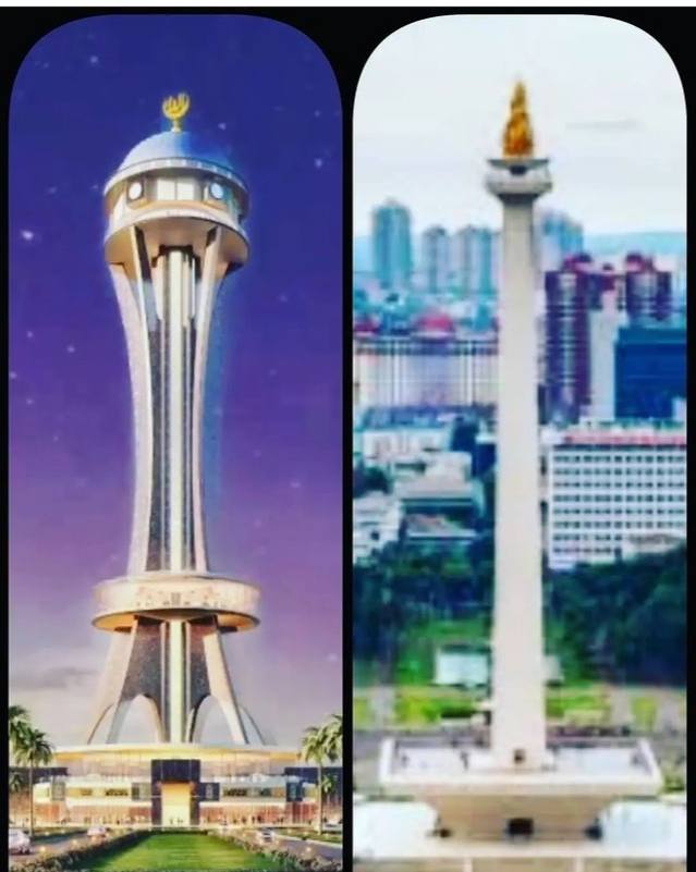 Tower Penajam di PPU, Tingginya Saingi Monas