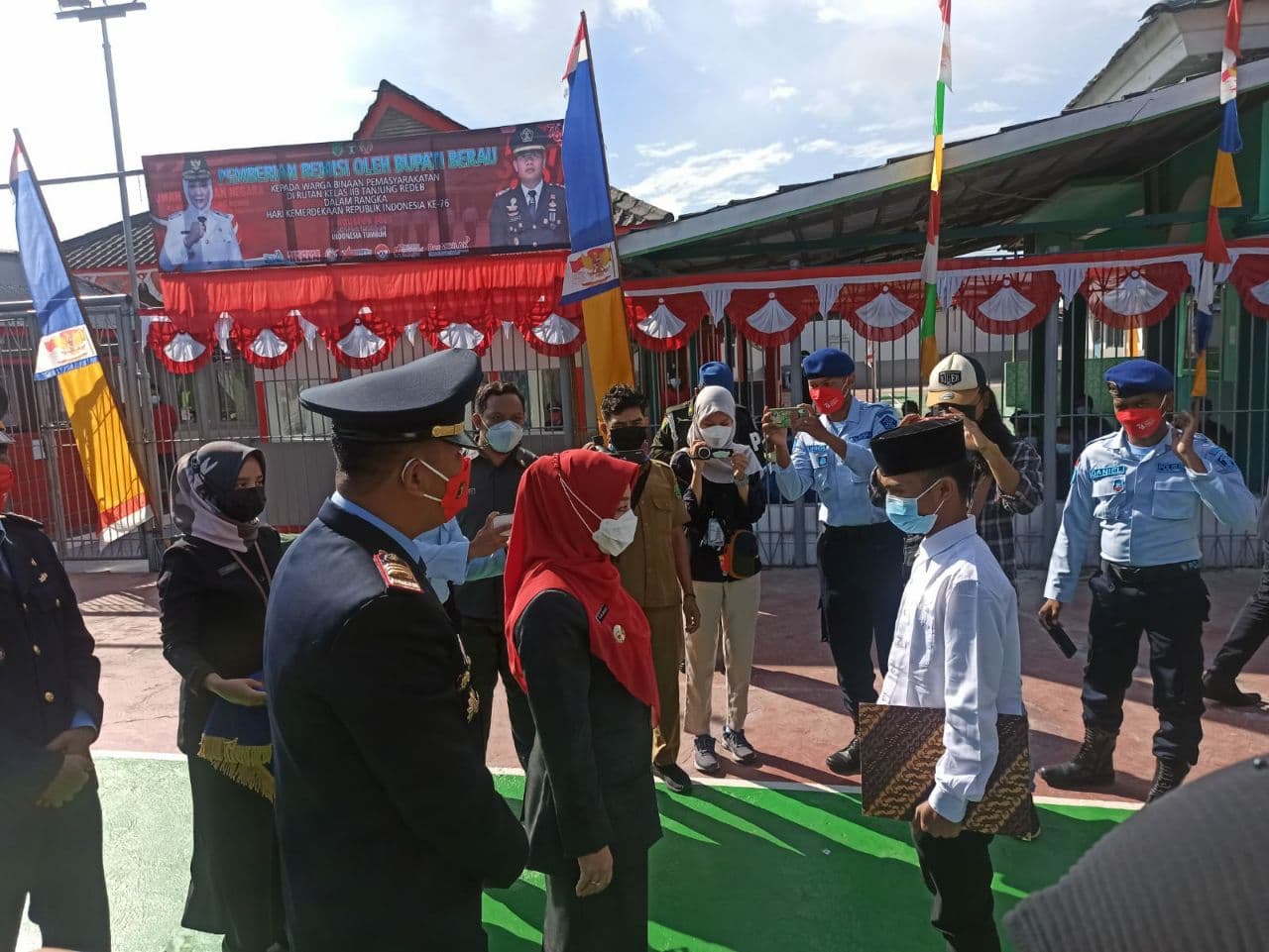 439 Binaan Rutan Tanjung Redeb Terima Remisi, Satu Napi Bebas