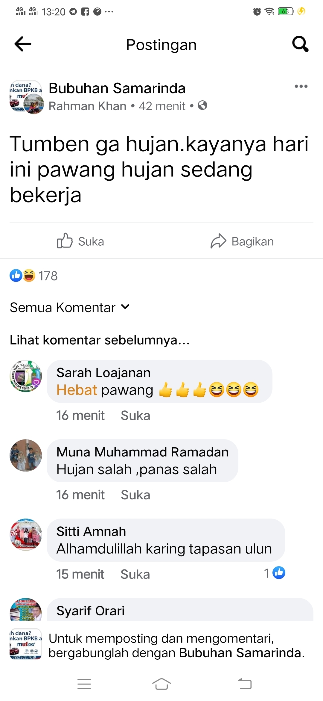 Jokowi Datang, Samarinda Cerah, Warganet: Pawang Hujan Sedang Bekerja