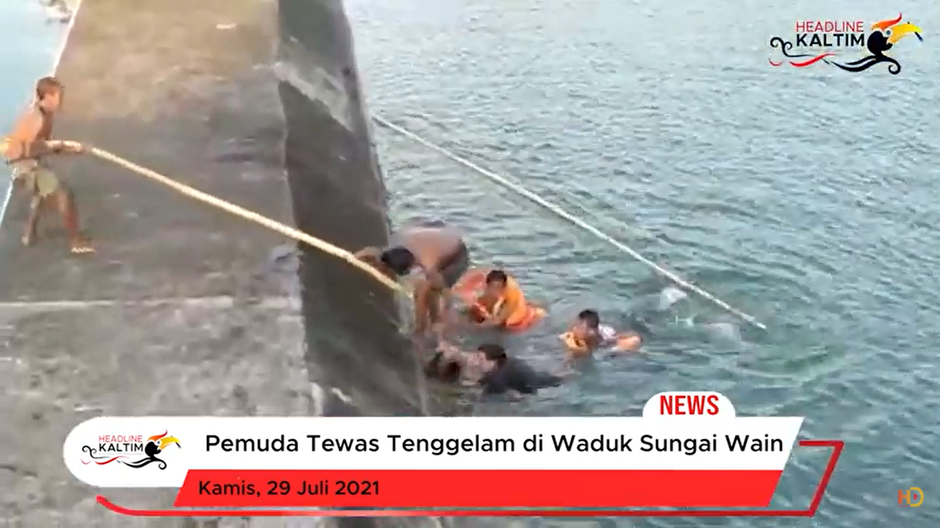 Pemuda Tewas Tenggelam di Waduk Sungai Wain