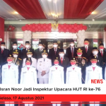 Isran Noor Jadi Inspektur Upacara HUT RI ke 76 dengan Bahagia