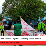 Kapal “Rezim Oligarki” Dihadang Dekati Jokowi