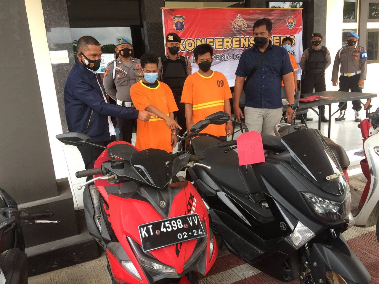 Dua Pelaku Curanmor Lintas Provinsi Dibekuk Polres PPU