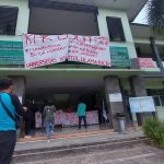 Tak Dibolehkan KKN, Mahasiswa UNU Kaltim Gelar Aksi Unjuk Rasa