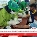 850 Warga Binaan Lapas Kelas 2A Tenggarong Jalani Screening Test TB HIV
