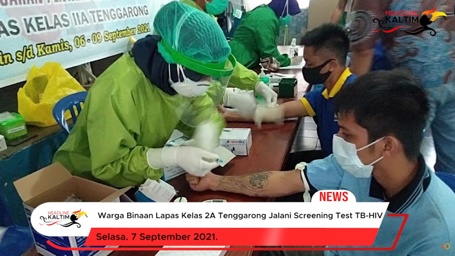 850 Warga Binaan Lapas Kelas 2A Tenggarong Jalani Screening Test TB HIV
